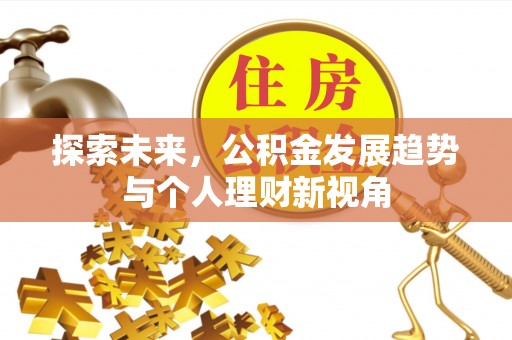 平武探索未来，公积金发展趋势与个人理财新视角